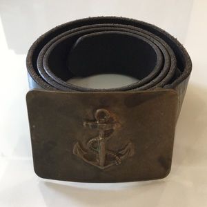 Ralph Lauren collection nautical anchor belt